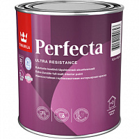 Краска интерьерная износостойкая Tikkurila Perfecta База A белая 0.9 л