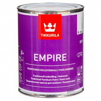 Краска для мебели Tikkurila Empire База A белая полуматовая 0.9 л