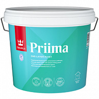 Краска интерьерная Tikkurila Priima База А белая глубокоматовая 5 л