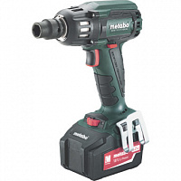 Гайковерт аккумуляторный ударный Metabo SSW 18 LTX 400 BL 18 В 2x5.2 Ач Li-lon