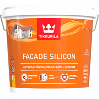 Краска фасадная Tikkurila Facade Silicon База A белая глубокоматовая 2.7 л