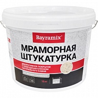 Штукатурка мраморная Bayramix Magnolia White-K 15 кг фракция 1.5 мм