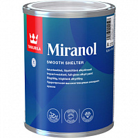 Эмаль ударопрочная Tikkurila Miranol база A высокоглянцевая 0.9 л