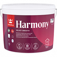 Краска интерьерная Tikkurila Harmony А белая глубокоматовая 9 л