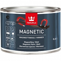 Краска магнитная Tikkurila Magnetic серая 0.5 л