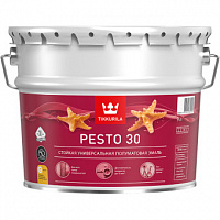 Краска Tikkurila Pesto 30 База C полуматовый 9 л