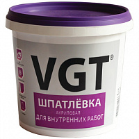 Шпатлевка VGT RETAIL влагостойкая для наружных и внутренних работ 1.7 кг