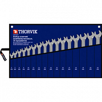 Набор ключей гаечных комбинированных Thorvik CWS0016 в сумке от 6 до 24 мм 16 предметов