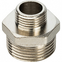 Ниппель переходной STOUT НН 1" x 1/2"никелированный SFT-0004-000112