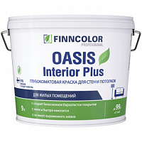 Краска для стен и потолков Finncolor OASIS Interior Plus База A белая 9 л