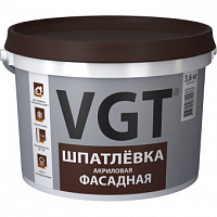 Шпатлевка фасадная акриловая VGT 3,6 кг