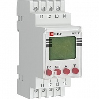Реле контроля фаз с LCD дисплеем EKF PROxima RKF-2S