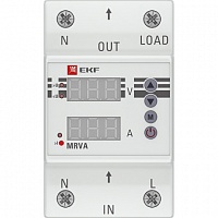 Реле напряжения и тока с дисплеем EKF PROxima MRVA 50A