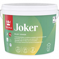 Краска интерьерная моющаяся Tikkurila Joker База А белая матовая 2.7 л