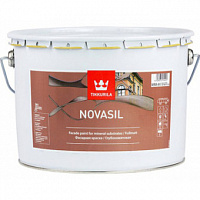 Краска фасадная Tikkurila Novasil База А белая глубокоматовая 9 л