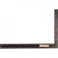 Угольник столярный Fit двусторонняя рифленая шкала 400x600 мм