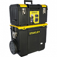 Ящик для инструмента Stanley Mobile Workcenter черно-желтый металлопластмассовый 47.5х63х28.4 см