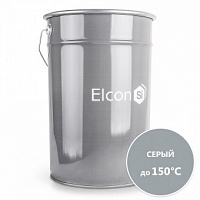 Эмаль фасадная Elcon КО-174 до 150℃ серая 25 кг