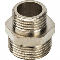 Ниппель переходной STOUT НН 3/4" x 1/2"никелированный SFT-0004-003412