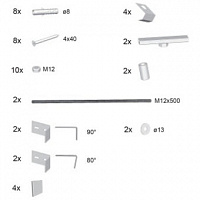 Крепления панели Ravak B28100000N для ванн 10 Be Happy II Chrome