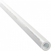 Труба Ростурпласт полипропиленовая армированная стекловолокном PN20 SDR 7.4 GF 110х15.1мм 4м