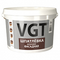 Шпатлевка VGT акриловая фасадная 18 кг