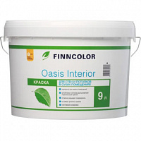 Краска для стен и потолков Finncolor Oasis Interior База A глубокоматовая 9 л