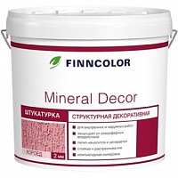 Штукатурка декоративная Finncolor Mineral Decor KTA Короед 2 мм 25 кг