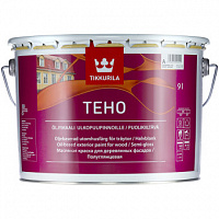 Краска масляная для деревянных фасадов Tikkurila Teho База A белая полуглянцевая 9 л