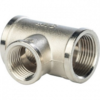 Тройник переходной STOUT ВВ 3/4" x 1/2" x 3/4" никелированный SFT-0022-341234