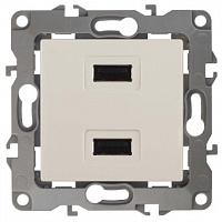 Устройство зарядное Эра 12 USB 230В/5В-2100мА IP20 слоновая кость СУ Б0027492