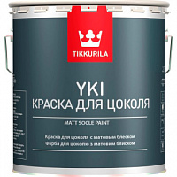 Краска для цоколя стойкая Tikkurila YKI База С прозрачная глубокоматовая 2.7 л