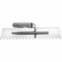 Гладилка зубчатая 100х280 мм HARDY серия 31 полукруглая 16 мм ручка двухкомпонентная