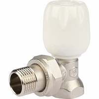 Клапан ручной терморегулирующий угловой STOUT 1/2" с неподъемным шпинделем SVRs-1152-000015