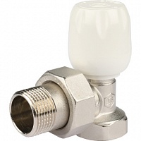 Клапан ручной терморегулирующий угловой STOUT 3/4" с неподъемным шпинделем SVRs-1152-000020